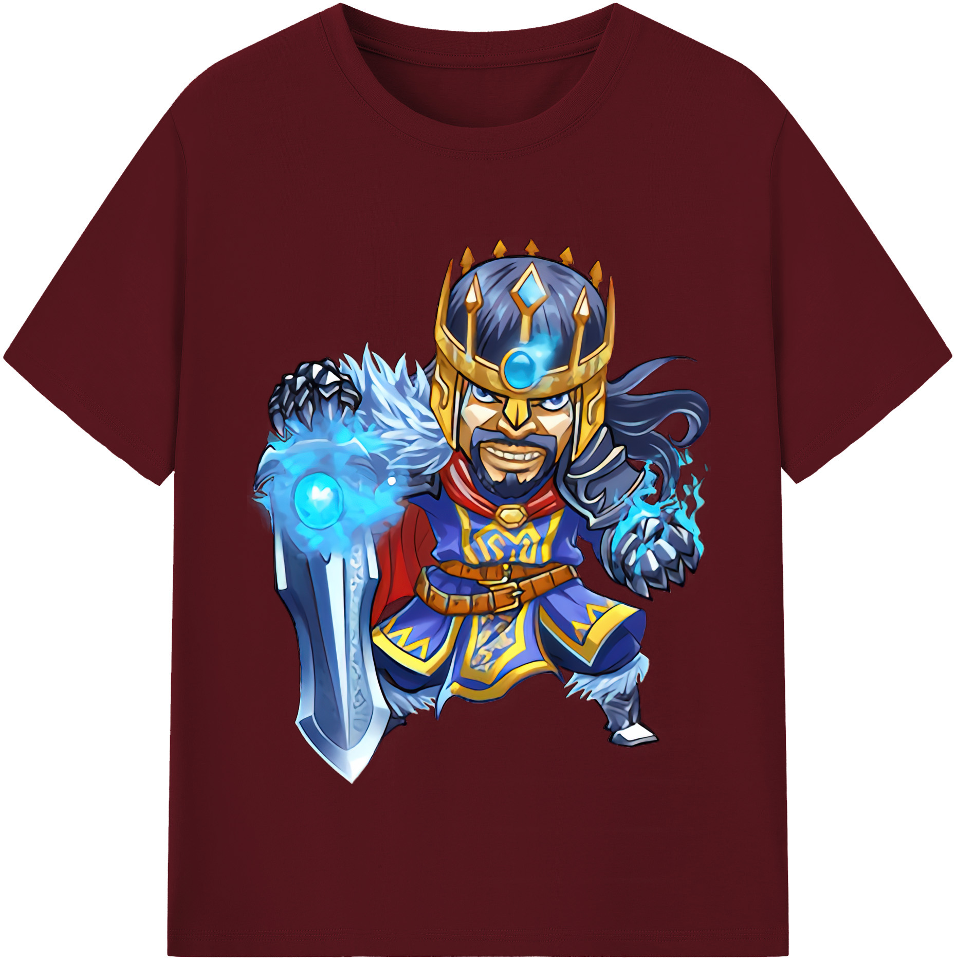リーグ・オブ・レジェンド League of Legends LOL 綿100％半袖Tシャツ（フロントプリント）